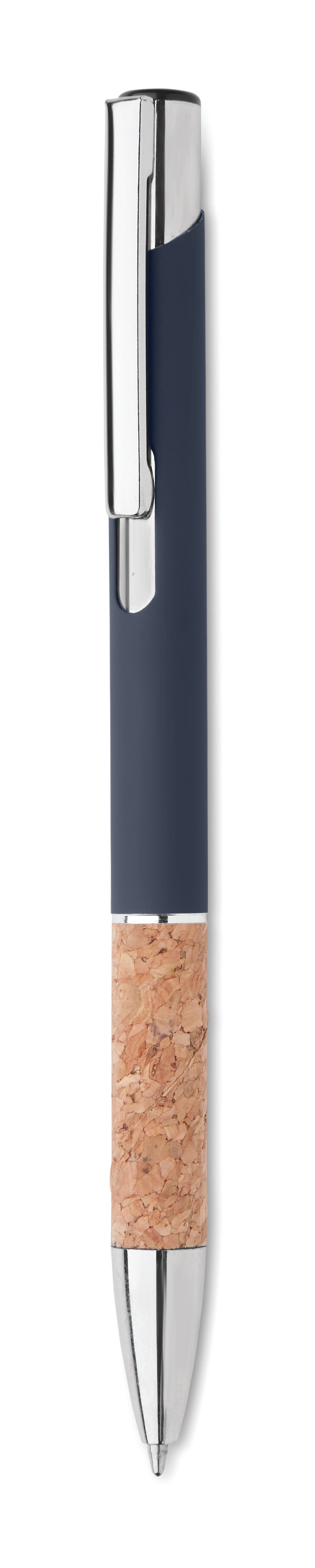 VERIA – Push button aluminium pen – Blue