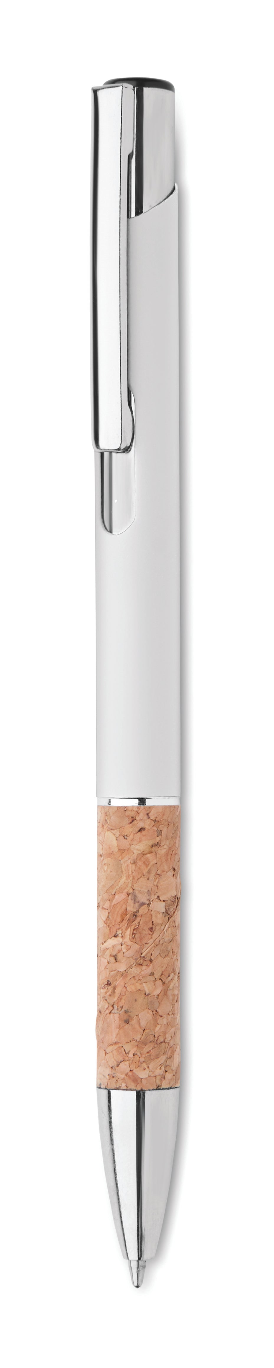 VERIA – Push button aluminium pen – White