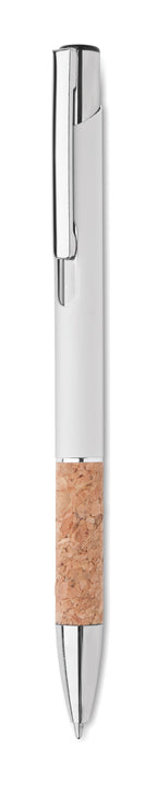 VERIA – Push button aluminium pen – White