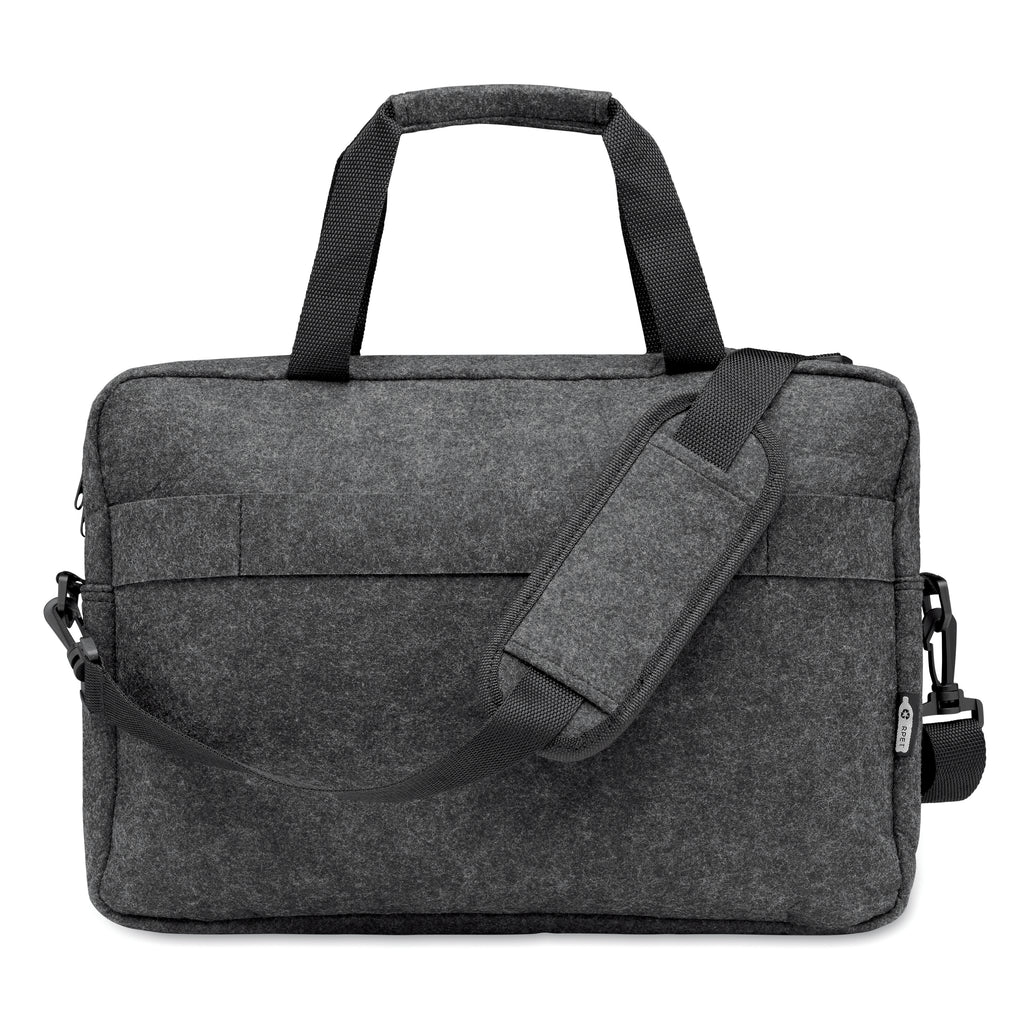 PLANA – 15 inch RPET felt laptop bag – item picture side
