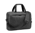 PLANA – 15 inch RPET felt laptop bag – Stone Grey