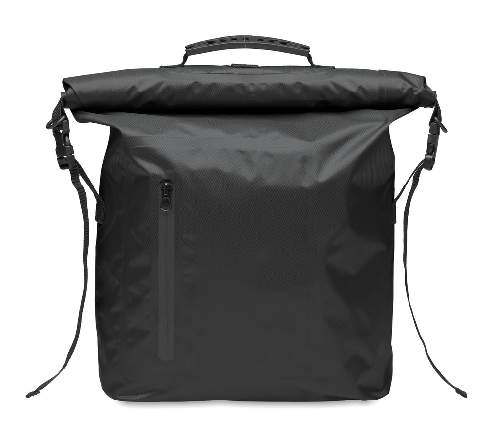 SCUBAROLL – RPET waterproof rolltop bag – Black