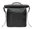 SCUBAROLL – RPET waterproof rolltop bag – Black