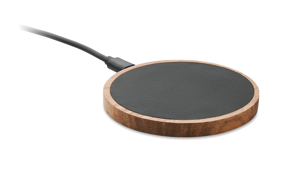 ACAWAI – Wireless charger in acacia 15W – Black