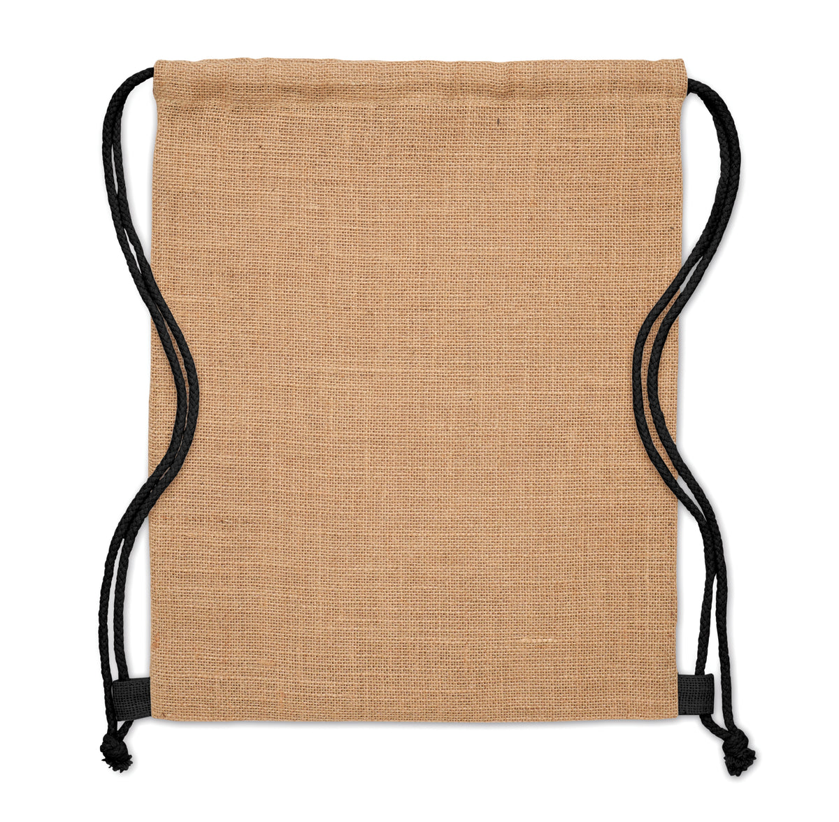 FUKURO – Jute drawstring bag – item picture open