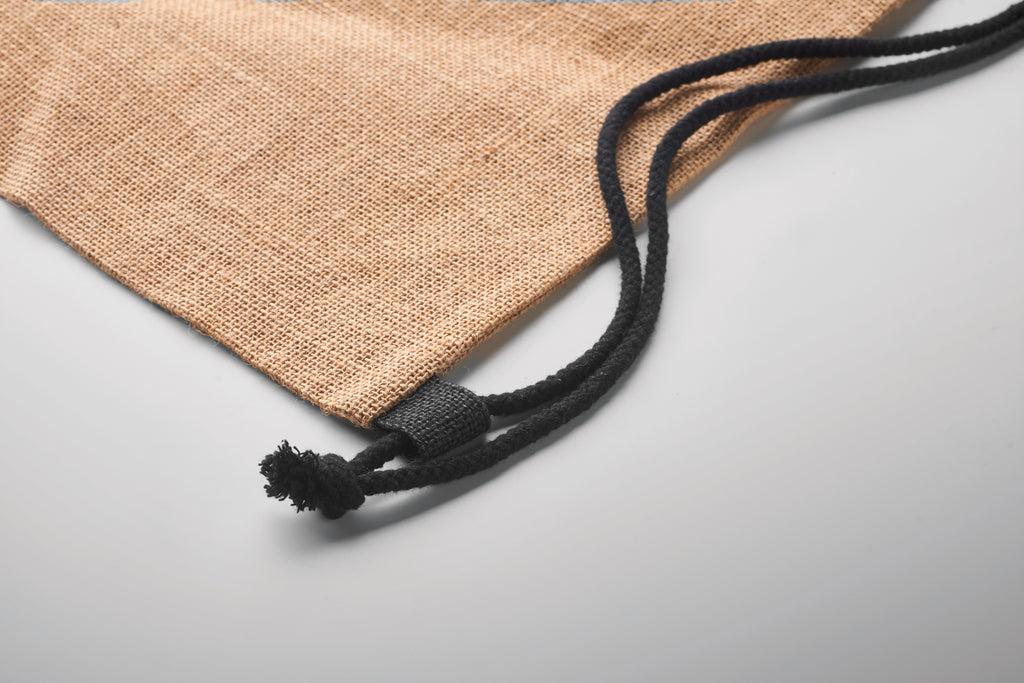 FUKURO – Jute drawstring bag – item picture 6