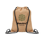 FUKURO – Jute drawstring bag – item picture printed