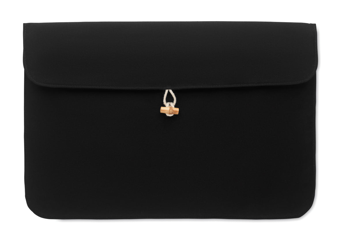 COTIN – 15 inch 220 gr/m² cotton pouch – Black