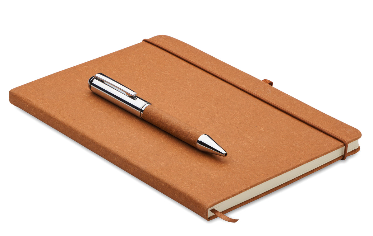 ELEGANOTE – Recycled leather notebook set – Beige