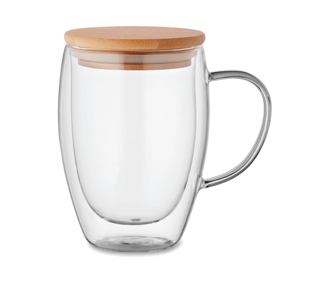 TIROL – Double wall mug 350 ml – Transparent