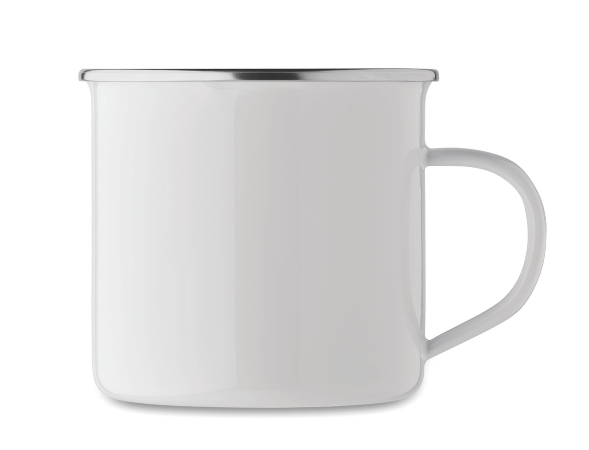 PLATEADO L – Enamel sublimation mug 500ml – item picture open