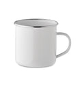 PLATEADO L – Enamel sublimation mug 500ml – White