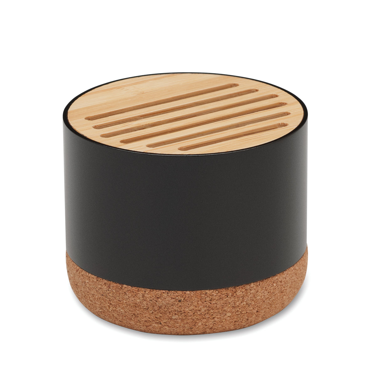 RUMBA – Cork and aluminium speaker – Black