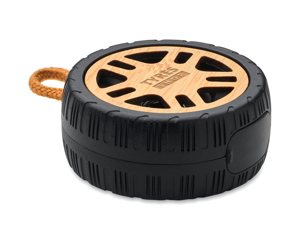 MATIC – Wireless speaker tire shaped – item picture printed