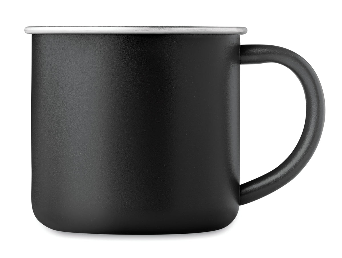 CARIBU – Recycled stainless steel mug – item picture open