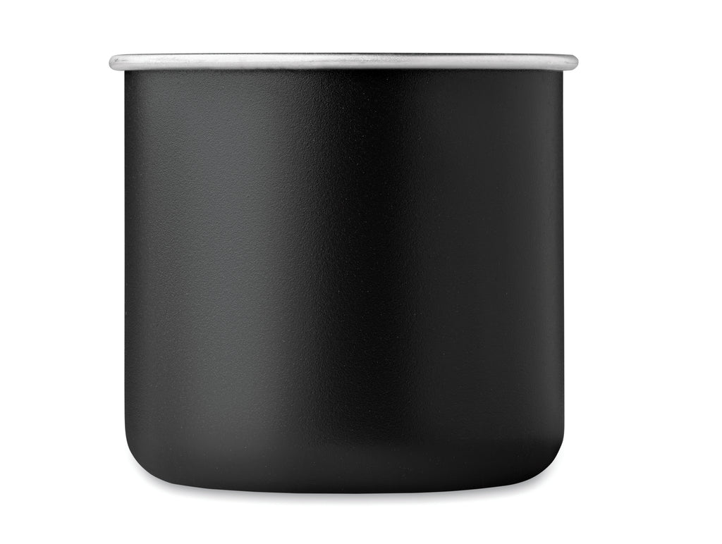 CARIBU – Recycled stainless steel mug – item picture side