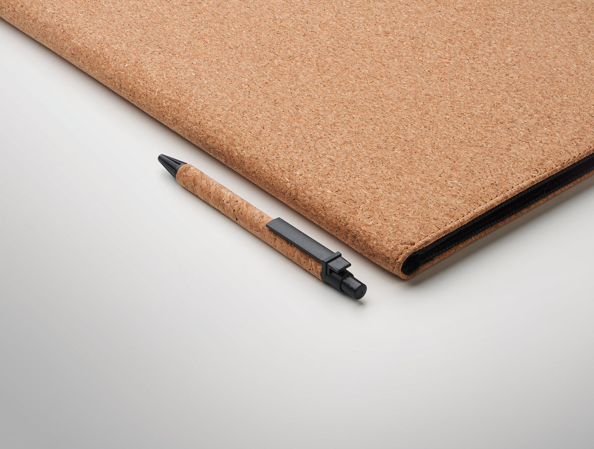 CONCORK – A4 cork conference folder – item detail picture