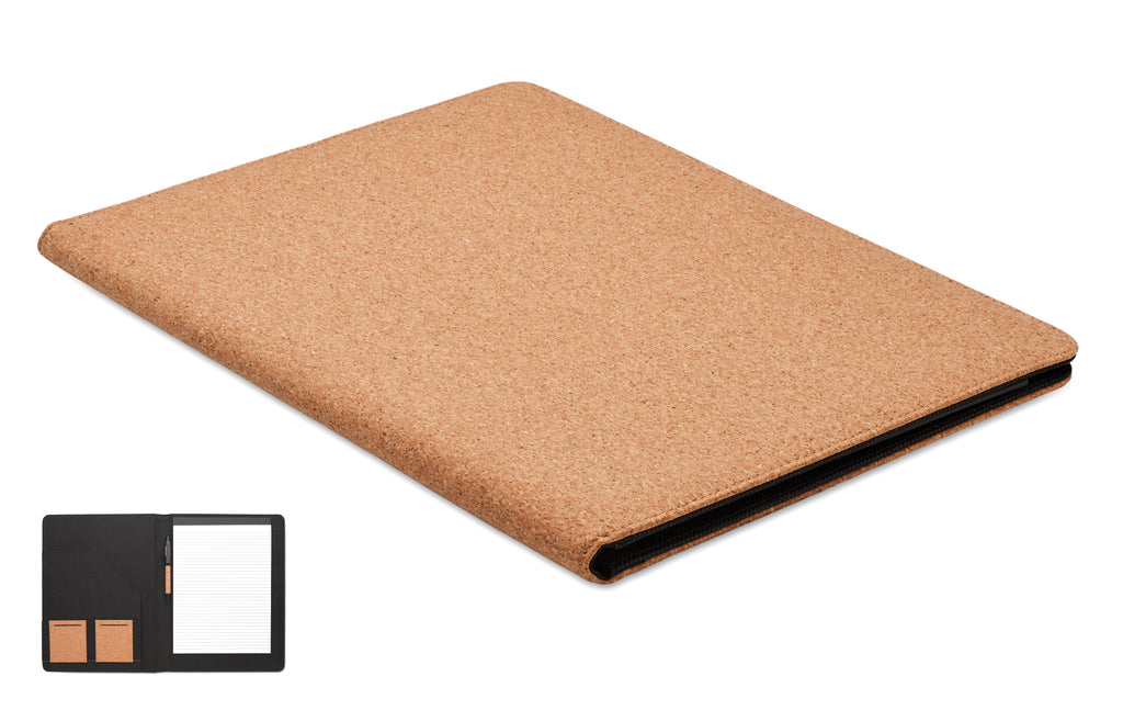 CONCORK – A4 cork conference folder – Beige