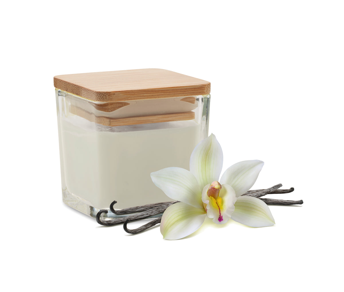 PILA – Squared fragranced candle 50gr – White