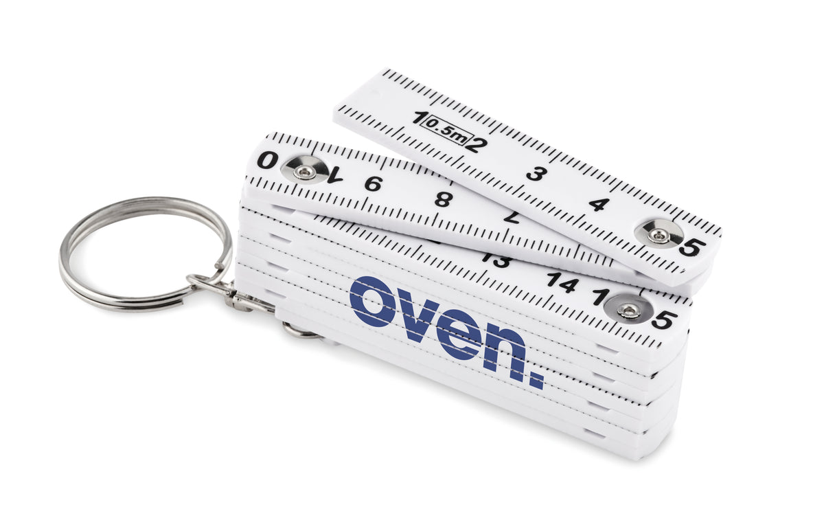 FUSTER – Carpenters ruler key ring 50cm – item picture printed