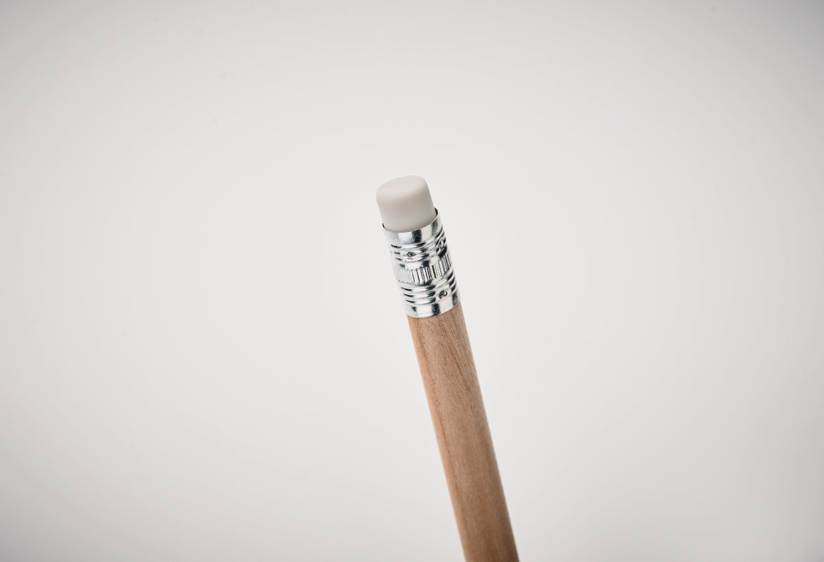 STOMP SHARP – Natural pencil with eraser – item detail picture