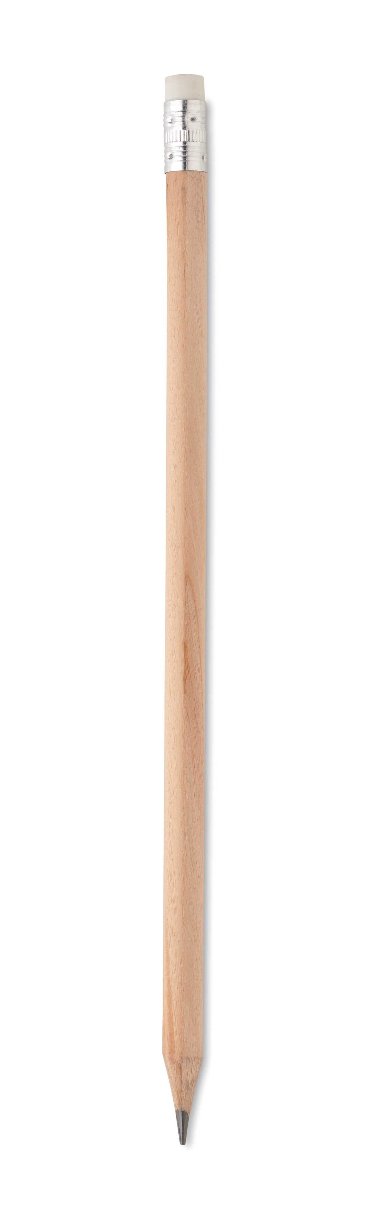 STOMP SHARP – Natural pencil with eraser – Wood