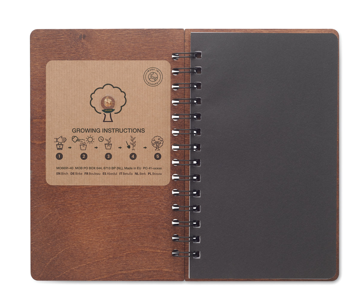 SAVAGE – A5 Birch tree GROWBOOK™ – item picture 1