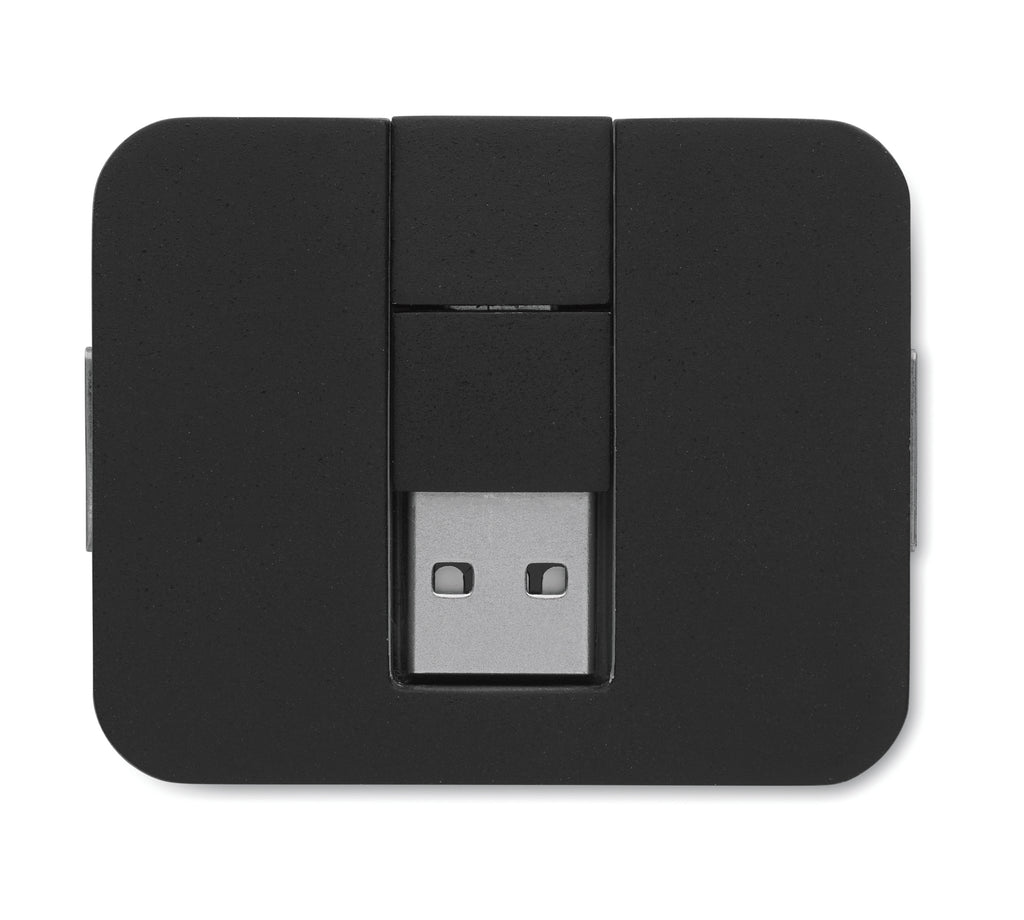 SQUARE-C – 4 port USB hub – item picture top