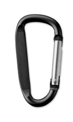 GANCHO – Carabiner clip in aluminium. – Black