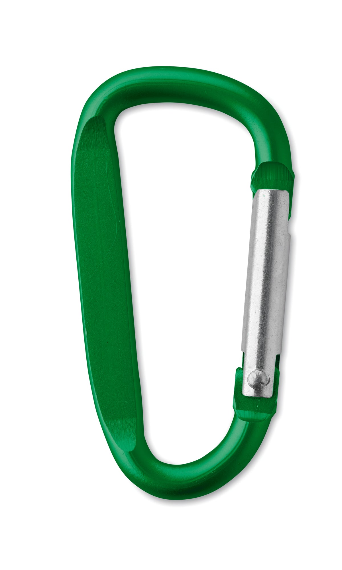 GANCHO – Carabiner clip in aluminium. – Green