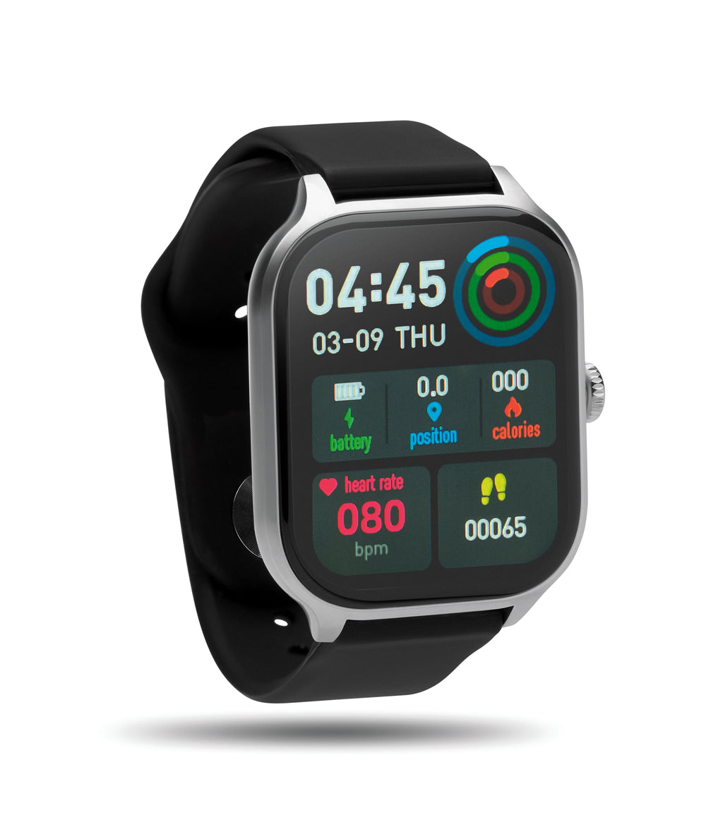 IRTO – Smart wireless health watch – Silver