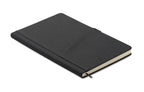 CINCO – A5 notebook PU front pocket – Black