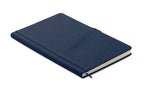 CINCO – A5 notebook PU front pocket – Blue