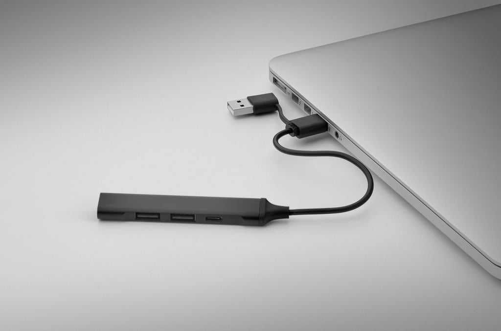 CURRENT – USB 4 port hub 19 cm – item detail picture