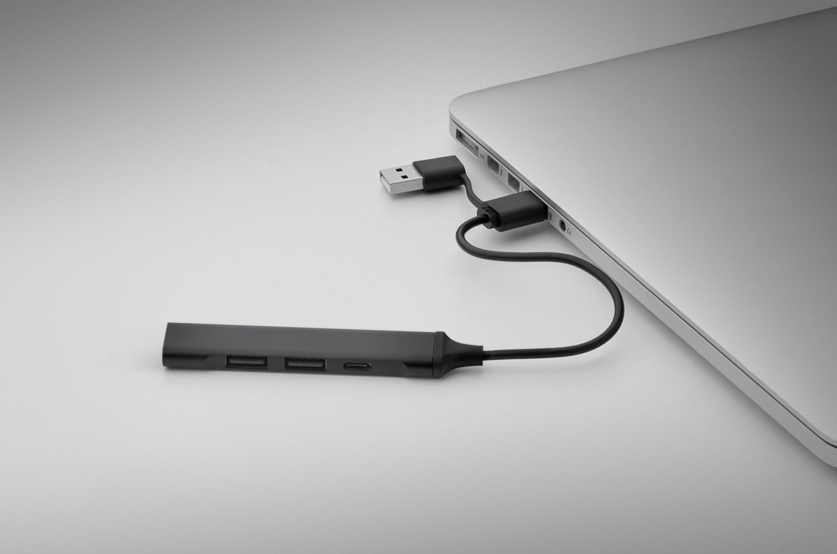 CURRENT – USB 4 port hub 19 cm – item detail picture