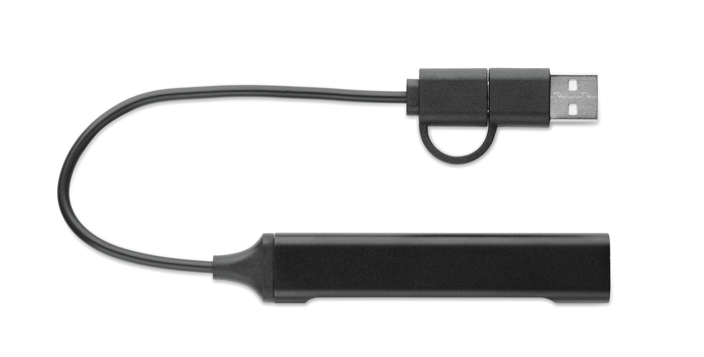 CURRENT – USB 4 port hub 19 cm – item picture open