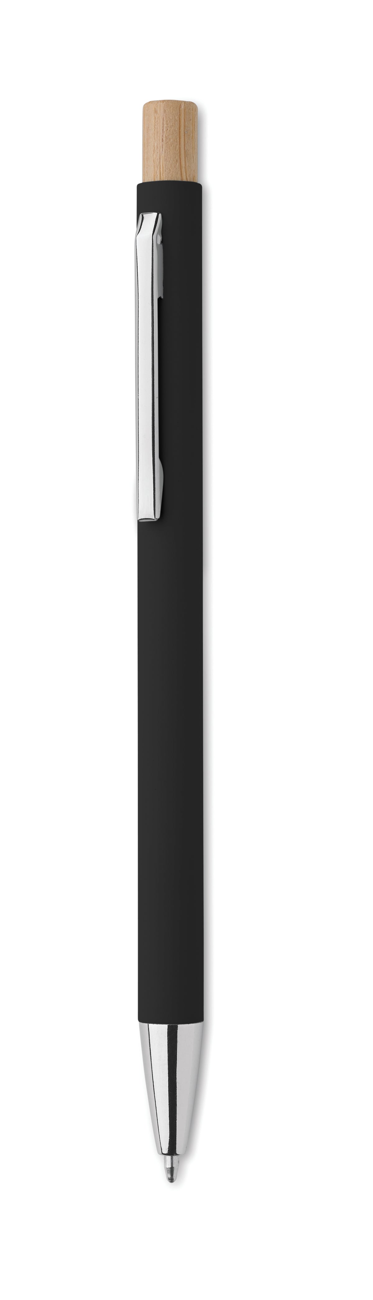 BERGAMO – Recycled aluminium ball pen – Black