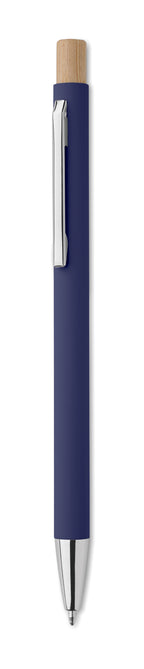 BERGAMO – Recycled aluminium ball pen – Blue