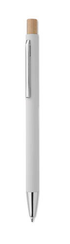 BERGAMO – Recycled aluminium ball pen – White