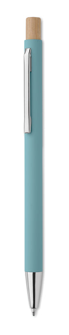 BERGAMO – Recycled aluminium ball pen – Baby Blue