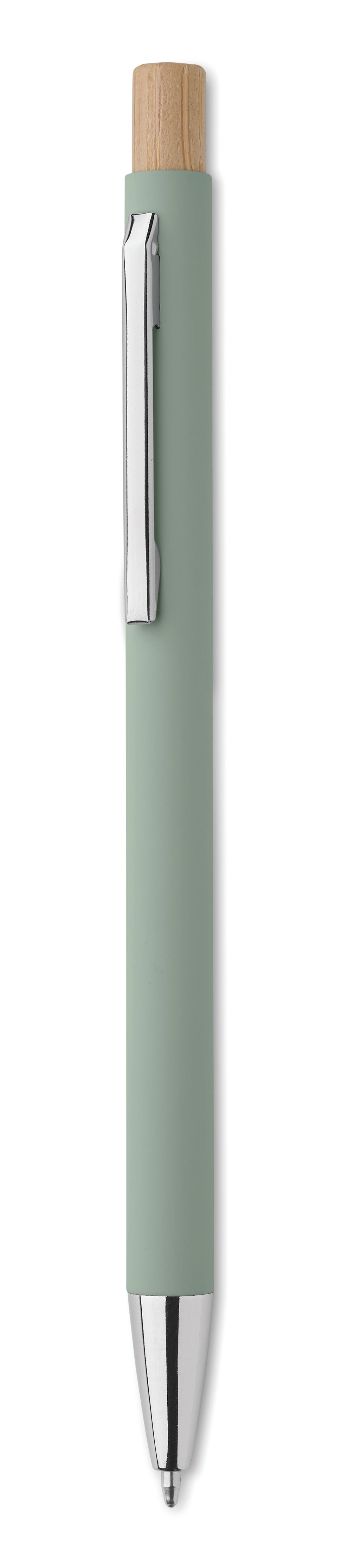 BERGAMO – Recycled aluminium ball pen – Mint Green