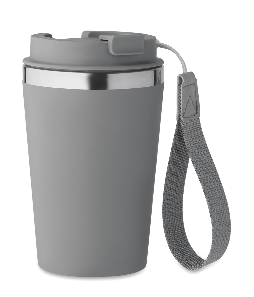 TOPAZ – Double wall tumbler 350 ml – Stone Grey