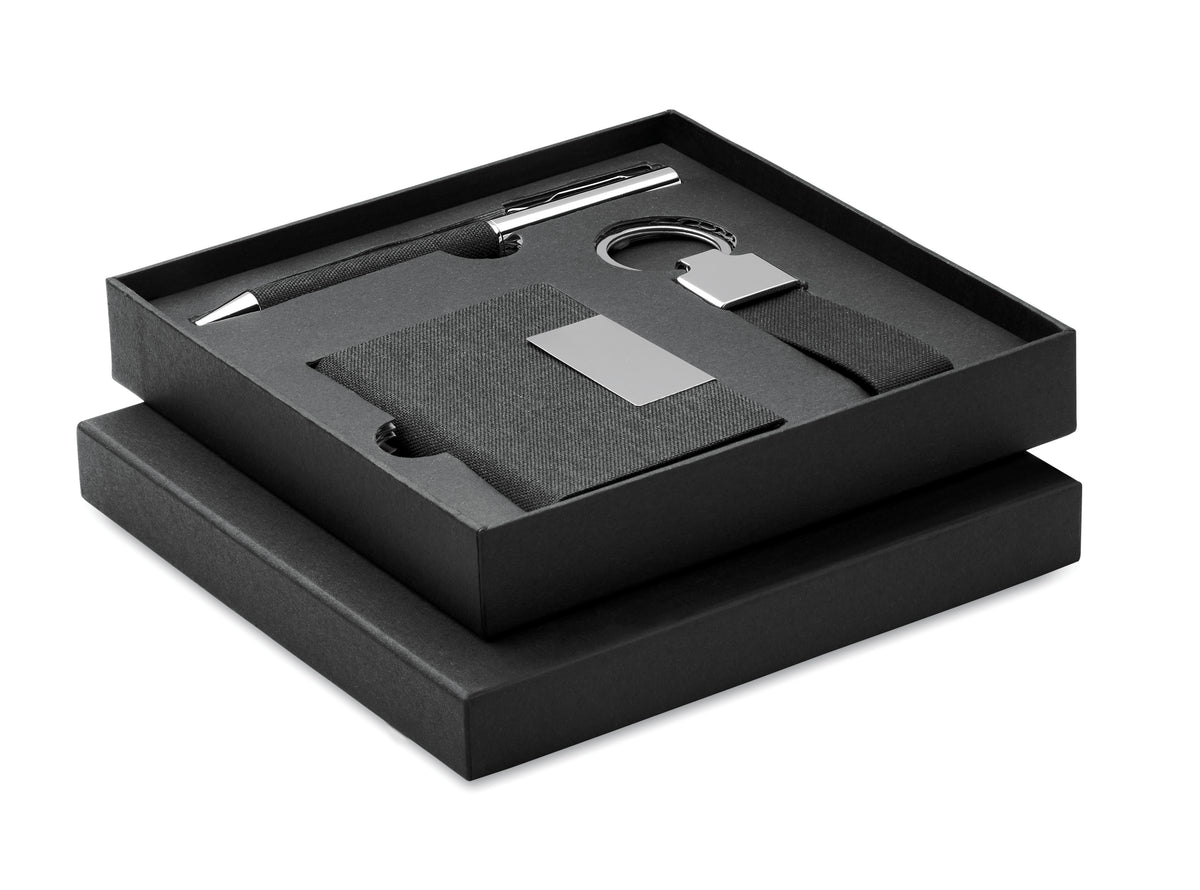 SCRIBI 3 – 3 piece gift set in box – Black