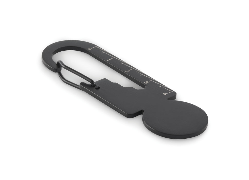 MULTIKEY – Multifunctional key ring token – Black