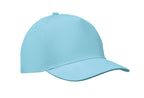 SUNNY – 5 panel baseball cap 180 gr – Baby Blue
