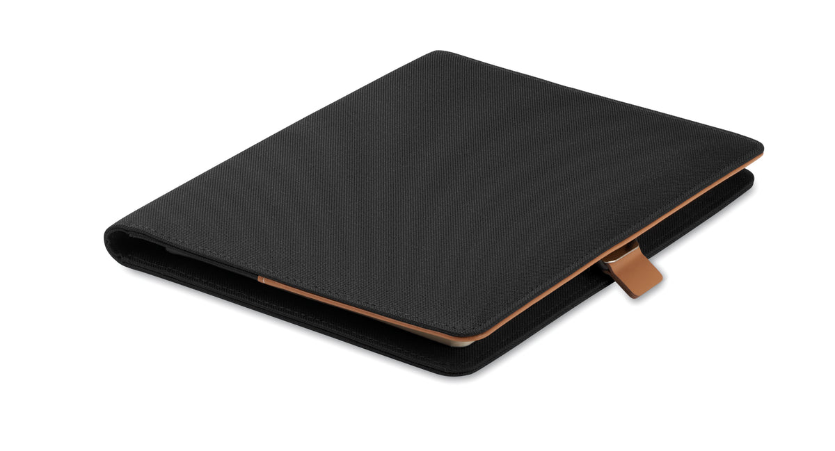 FEUX – A5 RPET conference folder – Black