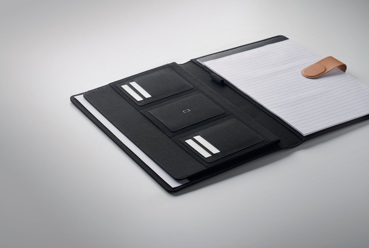 FAUX – A4 RPET conference folder – item detail picture