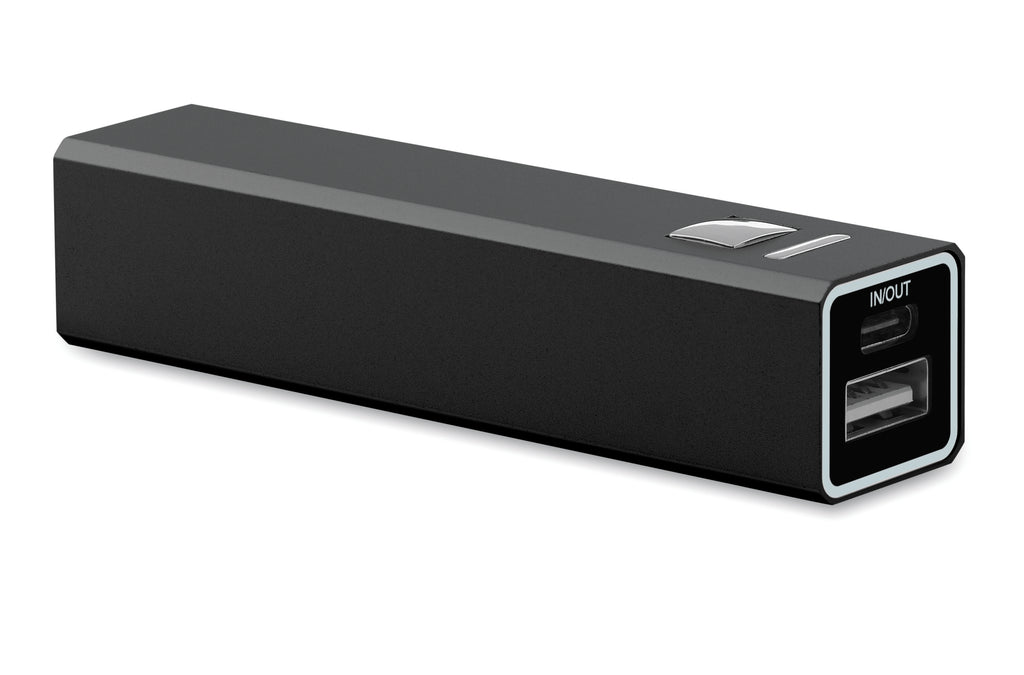 POWERALUC – Powerbank 2600mAh 10.5W – Black