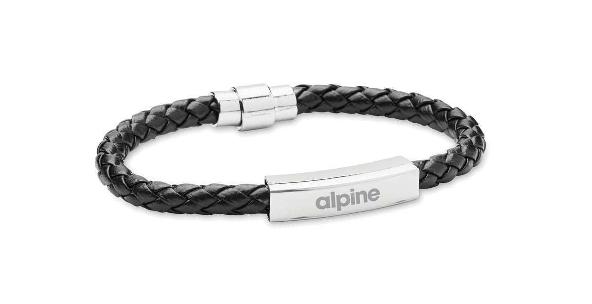 FAULETI – Braided faux leather bracelet – item picture printed