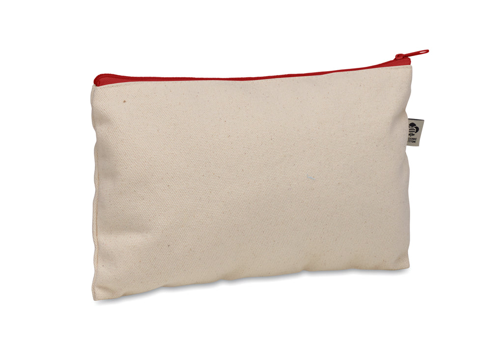 PESACARA – Cosmetic bag cotton 340 gr/m² – Red